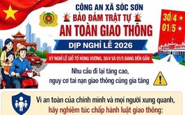 XÃ SÓC SƠN TUYÊN TRUYỀN ĐẢM BẢO TRẬT TỰ AN TOÀN GIAO THÔNG – DỊP NGHỈ LỄ 2026.