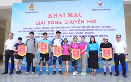 Tưng bừng Giải Bóng chuyền hơi CNVCNLĐ xã Thuận An năm 2026
