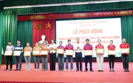 Xã Thuận An phát động Tháng hành động về An toàn, vệ sinh lao động và Tháng Công nhân năm 2026