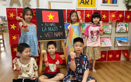 RỘN RÀNG KHÔNG KHÍ CHÀO MỪNG NGÀY GIẢI PHÓNG MIỀN NAM TẠI TƯỜNG MẦM NON HOA MAI