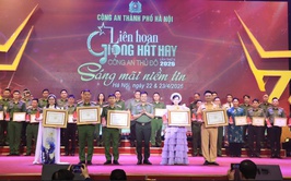 Trung tá Ngụy Duy Phương- Phó Trưởng Công an xã Dân Hoà đạt giải A tại Liên hoan Giọng hát hay Công an Thủ đô lần thứ II năm 2026