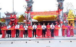 TRANG TRỌNG LỄ KHÁNH THÀNH ĐÌNH LÀNG BA DƯ: KẾT TINH Ý ĐẢNG – LÒNG DÂN, VỮNG BỀN TÍN NGƯỠNG QUÊ HƯƠNG