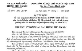 Quảng Bị: 2 tập thể được UBND thành phố Hà Nội tặng Cờ thi đua
