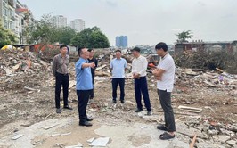 Phường Khương Đình đẩy nhanh tiến độ dự án đường vành đai 2,5, duy trì thi công xuyên xuyên lễ