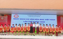 Trường Tiểu học Bùi Quốc Khái tổ chức “Ngày hội đọc sách” với chủ đề “Văn hóa đọc trong kỷ nguyên số”