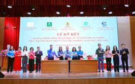 CÔNG ĐOÀN PHƯỜNG CẦU GIẤY KÝ KẾT CHƯƠNG TRÌNH HỢP TÁC CHĂM SÓC SỨC KHỎE, PHÚC LỢI CHO NGƯỜI LAO ĐỘNG GIAI ĐOẠN 2026-2030: Mở rộng phúc lợi – nâng cao chất lượng đời sống đoàn viên