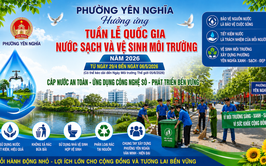 Phường Yên Nghĩa hưởng ứng Tuần lễ Quốc gia Nước sạch và Vệ sinh môi trường năm 2026