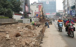 Chấn chỉnh nhà thầu thi công đường Nguyễn Tuân vì bị phản ánh làm cầm chừng, đối phó