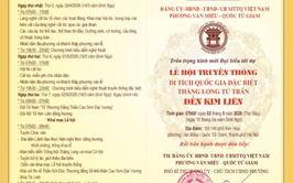 Lễ hội truyền thống Quốc gia đặc biệt Thăng Long tứ trấn – Đền Kim Liên