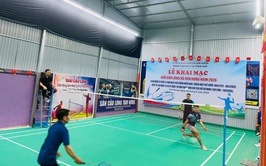 Tam Hưng sôi nổi Giải cầu lông chào mừng các ngày lễ lớn của đất nước
