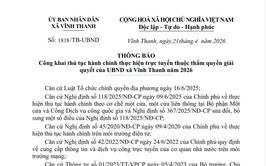 ỦY BAN NHÂN DÂN XÃ VĨNH THANH