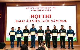 Phường Phú Thượng ghi dấu ấn nổi bật tại Hội thi Báo cáo viên giỏi lực lượng vũ trang Thủ đô 2026