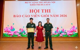 Phường Đông Ngạc đạt giải Ba Hội thi Báo cáo viên giỏi cụm thi đua số 8