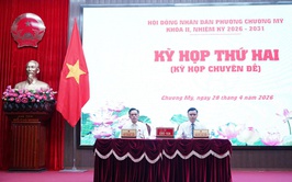 HĐND phường Chương Mỹ tổ chức Kỳ họp chuyên đề về đầu tư công