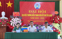 Đại hội đại biểu thành viên thường niên HTXNN Tích Giang năm 2026.