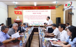 UBND xã Kiều Phú làm việc với Hiệp hội Khoa học Hành chính Việt Nam, khảo sát khó khăn sau gần 1 năm thực hiện chính quyền địa phương 2 cấp