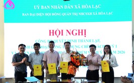 Thành lập Ban đại diện Hội đồng quản trị Ngân hàng Chính sách xã hội xã Hòa Lạc
