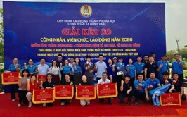 Sôi nổi giải kéo co xã Hồng Vân chào mừng Ngày Quốc tế Lao động 1/5