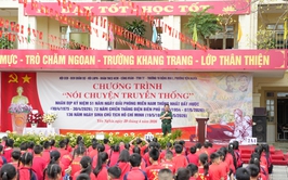 Hội Cựu chiến binh phường Yên Nghĩa đẩy mạnh giáo dục truyền thống trong trường học nhân dịp kỷ niệm các ngày lễ lớn của đất nước
