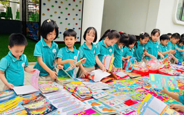 Trường Mầm non Ánh Sao đã tổ chức Ngày hội sách với chủ đề “Mở trang sách – Chắp cánh tâm hồn trẻ thơ”