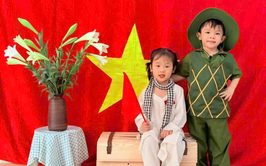 Sôi nổi các hoạt động chào mừng 51 năm ngày giải phóng miền Nam (30/4/1975 - 30/4/2026) tại các trường Mầm non