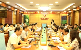 Đoàn kiểm tra công tác ATTP số 03 Thành phố Hà Nội làm việc với Ban chỉ đạo ATTP các xã Mỹ Đức, Phúc Sơn, Hồng Sơn, Hương Sơn