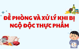 Đề phòng và xử lý khi bị ngộ độc thực phẩm