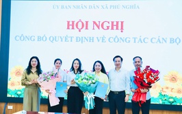 Hội nghị trao quyết định bổ nhiệm đối với lãnh đạo, quản lý cơ quan, đơn vị sự nghiệp công lập trực thuộc UBND xã