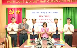 Hội đồng nhân dân, Ủy ban nhân dân - Ủy ban Mặt trận Tổ quốc Việt Nam xã Thư Lâm tổ chức Hội nghị ký kết Quy chế phối hợp công tác giai đoạn 2026 – 2031