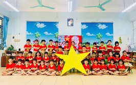 Trường Mầm non Tiên Phương tổ chức dâng hương và hoạt động trải nghiệm nhân dịp 30/4