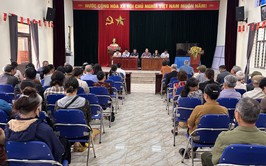 Xã Đại Thanh triển khai chủ trương thu hồi đất thực hiện dự án Khu đô thị thể thao Olympic tại thôn Tả Thanh Oai.