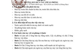 TĂNG CƯỜNG VỆ SINH MÔI TRƯỜNG, CHỦ ĐỘNG PHÒNG, CHỐNG BỆNH TAY CHÂN MIỆNG