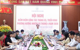 UBND xã Vân Đình họp đánh giá kết quả tháng 3, triển khai nhiệm vụ tháng 4/2026