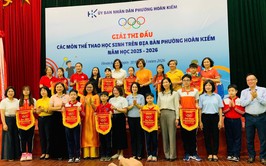 Phường Hoàn Kiếm tổ chức giải thể thao học sinh phổ thông năm học 2025 - 2026