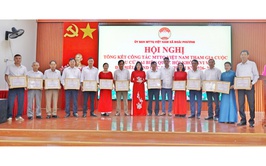 MTTQ xã Đoài Phương quán triệt Chỉ thị 09 của Ban Thường vụ Thành ủy; khen thưởng 38 tập thể, cá nhân có thành tích trong công tác bầu cử