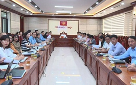 Đảng ủy xã Phúc Thọ tiếp sóng Hội nghị Hà Nội đánh giá kết quả quý I, triển khai nhiệm vụ trọng tâm quý II-2026