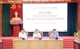 Tăng cường kỷ luật, phát huy vai trò người đứng đầu – Phú Thượng triển khai nhiệm vụ quý II năm 2026
