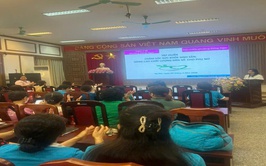 Trạm Y tế và Hội LHPN phường Đông Ngạc tổ chức truyền thông chăm sóc sức khỏe sinh sản cho hội viên phụ nữ trên địa bàn