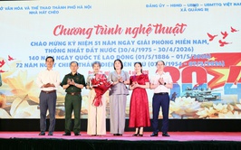 Đêm nghệ thuật đặc sắc lan tỏa niềm tự hào dân tộc dịp 30/4 - 1/5 tại xã Quảng Bị