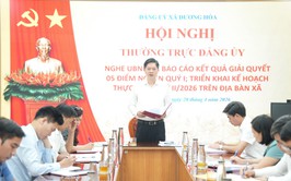 Đổi mới cách tiếp cận trong triển khai nhiệm vụ giải quyết 05 điểm nghẽn trên địa bàn xã Dương Hoà 