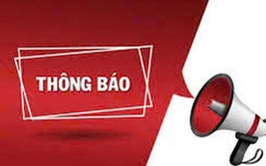 THÔNG BÁO 
