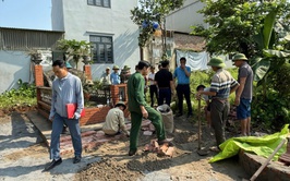 XÃ DÂN HOÀ XỬ LÝ VI PHẠM TRẬT TỰ XÂY DỰNG TRÊN ĐỊA BÀN
