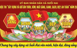 Xã Suối Hai phát động cuộc thi xây dựng thôn, xóm, ngõ sáng, xanh, sạch, đẹp, an toàn năm 2026