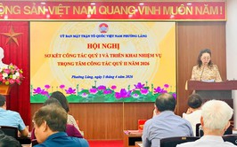 PHÁT HUY VAI TRÒ NÒNG CỐT, ỦY BAN MẶT TRẬN TỔ QUỐC VIỆT NAM PHƯỜNG LÁNG ĐẠT KẾT QUẢ NỔI BẬT TRONG QUÝ I NĂM 2026