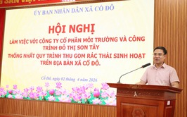 UBND XÃ CỔ ĐÔ PHỐI HỢP TỔ CHỨC HỘI NGHỊ THỐNG NHẤT QUY TRÌNH THU GOM RÁC THẢI SINH HOẠT TẠI CÁC KHU DÂN CƯ