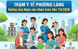 TRẠM Y TẾ PHƯỜNG LÁNG HƯỞNG ỨNG NGÀY SỨC KHỎE TOÀN DÂN 7/4/2026