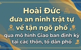 Hoài Đức đưa an ninh trật tự về ngõ phố qua mô hình “Giao ban định kỳ tại các thôn, tổ dân phố”
