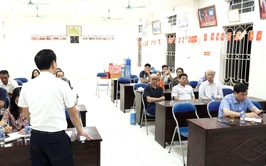 Đồng chí Lê Văn Ân, Phó Bí thư thường trực Đảng uỷ xã dự sinh hoạt thường kỳ tháng 4 năm 2026 tại chi bộ thôn Thượng 1