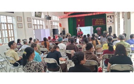 ỨNG HÒA TẬP HUẤN KIẾN THỨC AN TOÀN THỰC PHẨM CHO CÁC HỘ SẢN XUẤT, KINH DOANH SẢN PHẨM NÔNG LÂM THỦY SẢN.