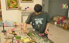 Làng nghề sơn mài Hạ Thái tất bật đơn hàng từ đầu năm